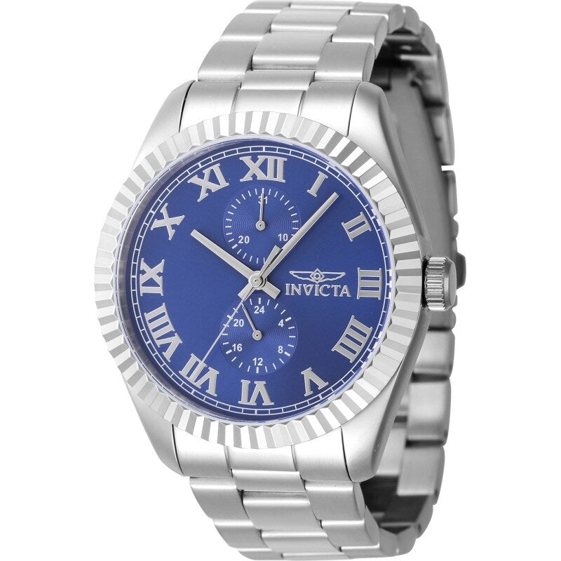 Invicta Mens 47423 Specialty Quartz Multifunction Blue Dial Watch