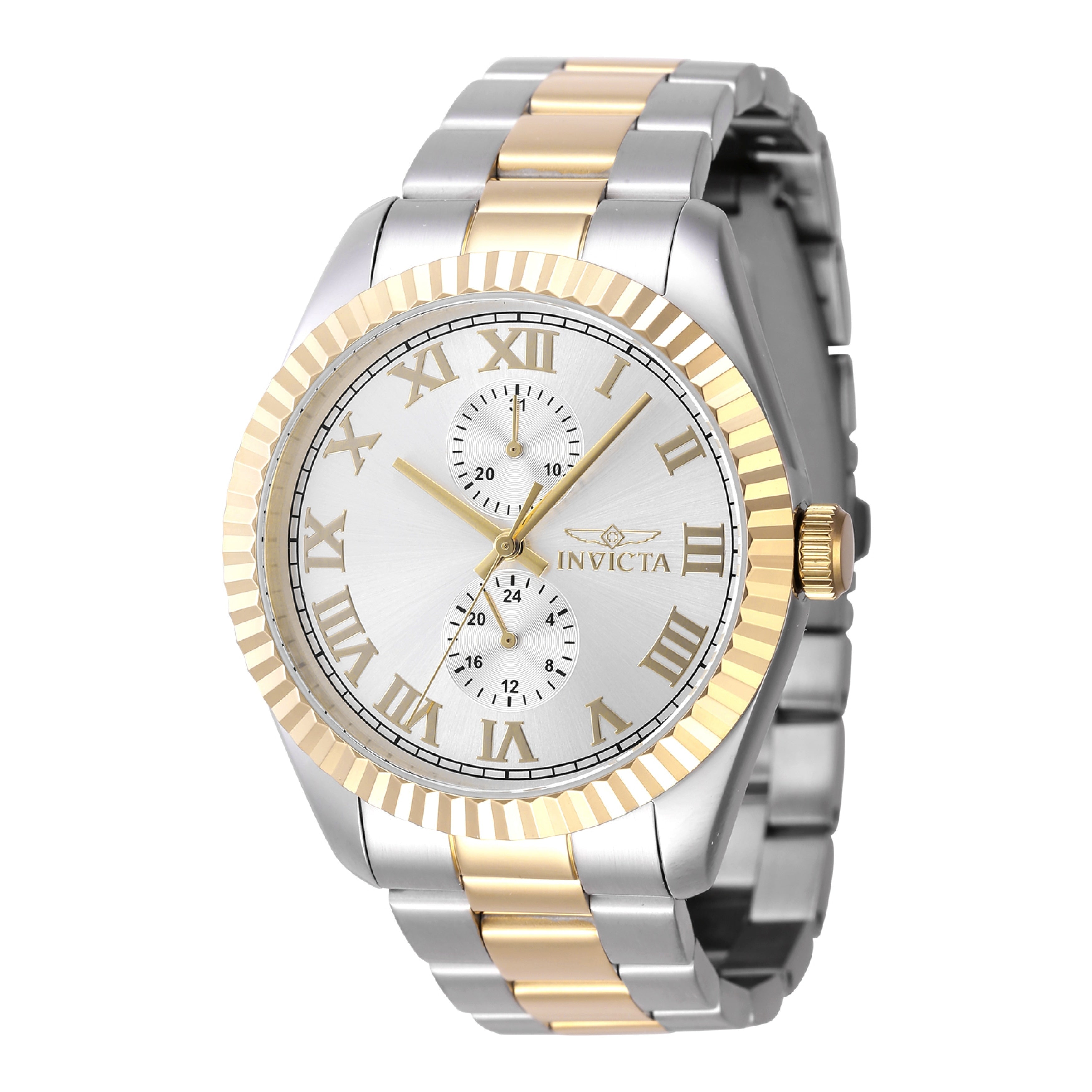 Invicta Mens 47426 Specialty Quartz Multifunction Silver Dial Watch