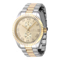 Invicta Mens 47428 Specialty Quartz Multifunction Gold Dial Watch
