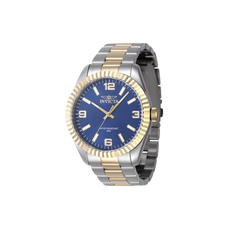 Invicta Mens 47456 Specialty Quartz 3 Hand Blue Dial Watch