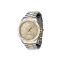 Invicta Mens 47457 Specialty Quartz 3 Hand Gold Dial Watch
