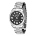 Invicta Mens 47463 Specialty Quartz 3 Hand Gold Silver Black Dial Watch