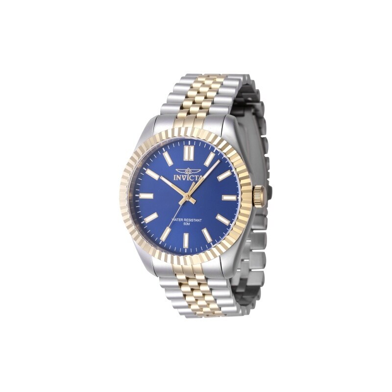 Invicta Mens 47486 Specialty Quartz 3 Hand Blue Dial Watch