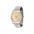 Invicta Mens 47487 Specialty Quartz 3 Hand Gold Dial Watch