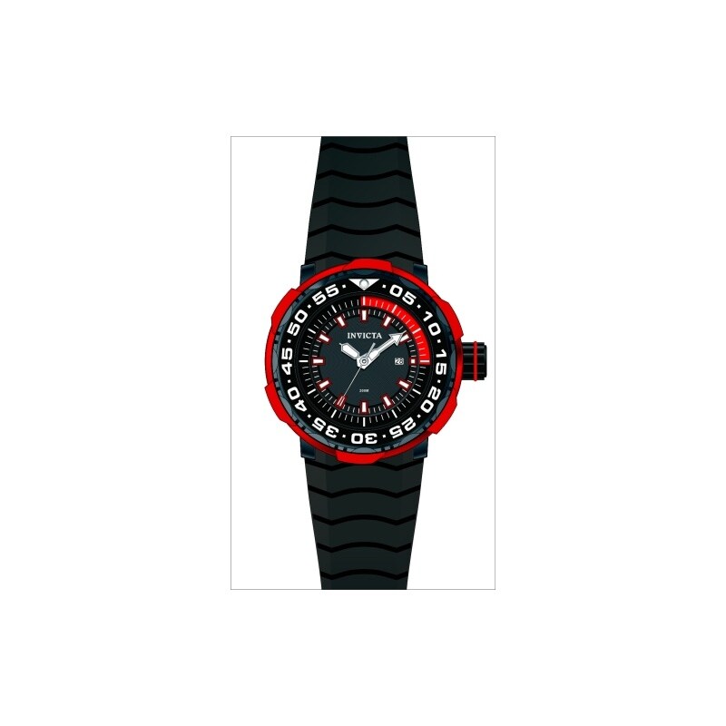 Invicta Mens 48341 Pro Diver Quartz 0 Black Dial Watch