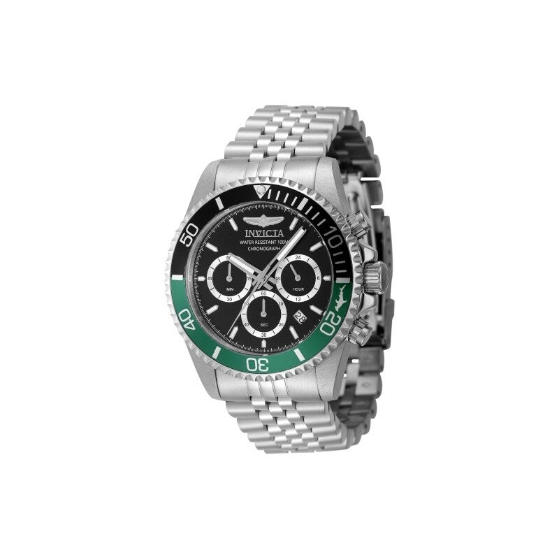 Invicta Mens 48380 Pro Diver Quartz Chronograph Black Dial Watch