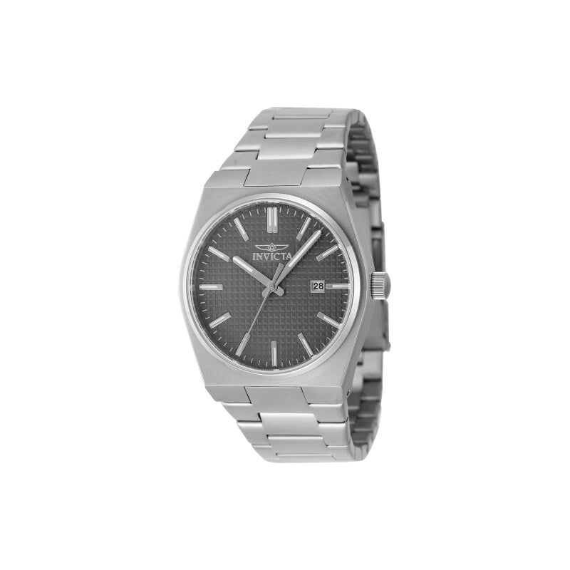 Invicta Mens 48391 Speedway Quartz 3 Hand Charcoal Dial Watch