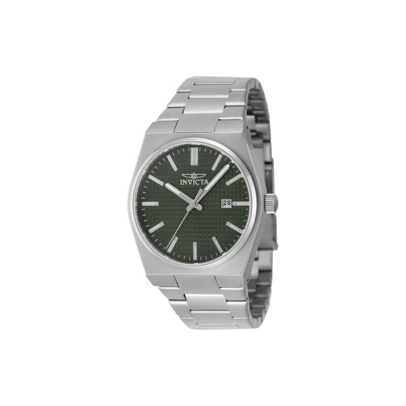 Invicta Mens 48392 Speedway Quartz 3 Hand Green Dial Watch