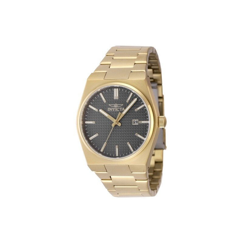 Invicta Mens 48397 Speedway Quartz 3 Hand Charcoal Dial Watch