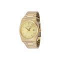 Invicta Mens 48398 Speedway Quartz 3 Hand Gold Dial Watch Charcoal