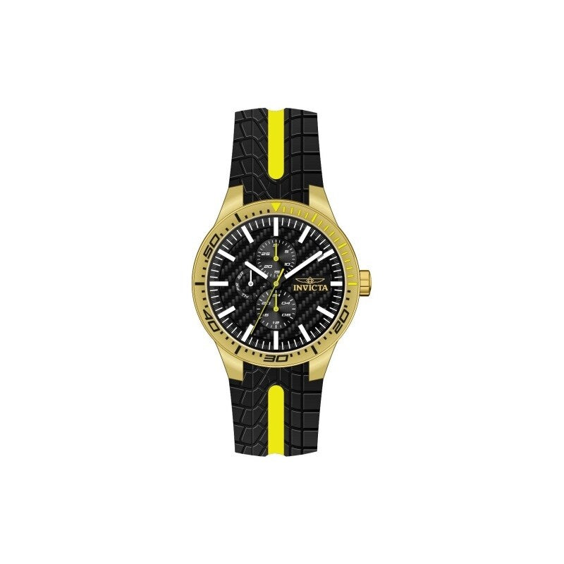 Invicta Mens 48873 Invicta Racing Quartz 3 Hand Black Dial Watch
