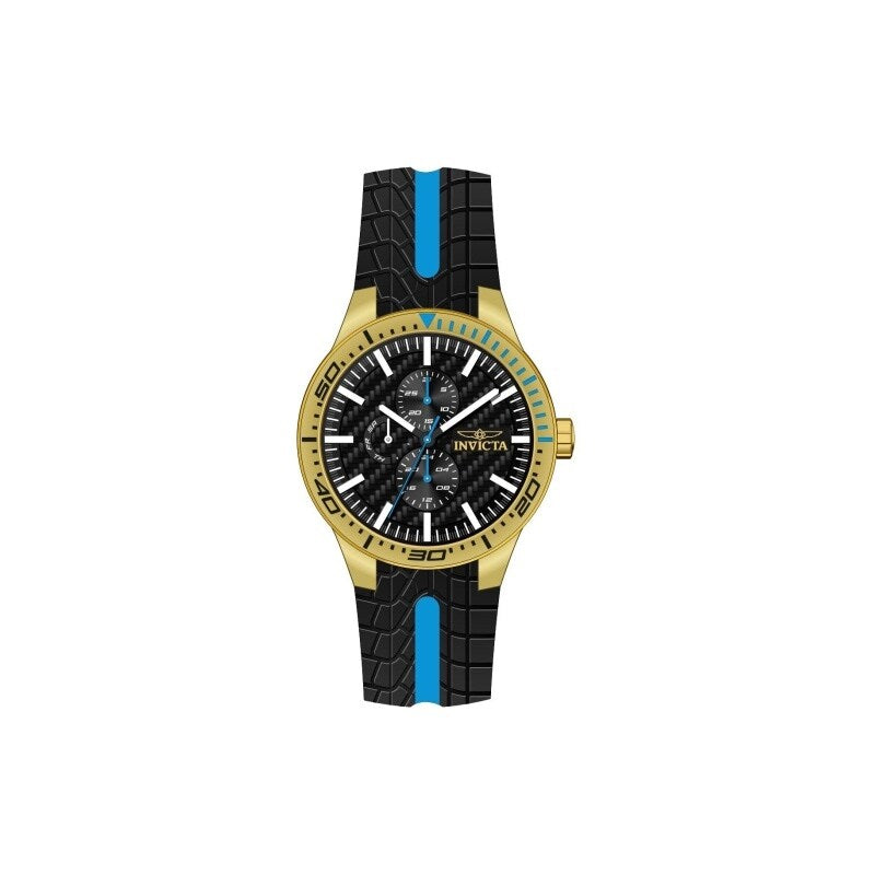 Invicta Mens 48874 Invicta Racing Quartz Chronograph Black Dial Watch