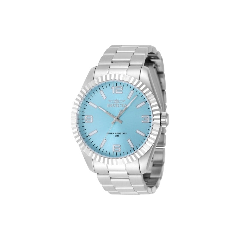 Invicta Mens 48904 Specialty Quartz 3 Hand Tiffany Blue Dial Watch