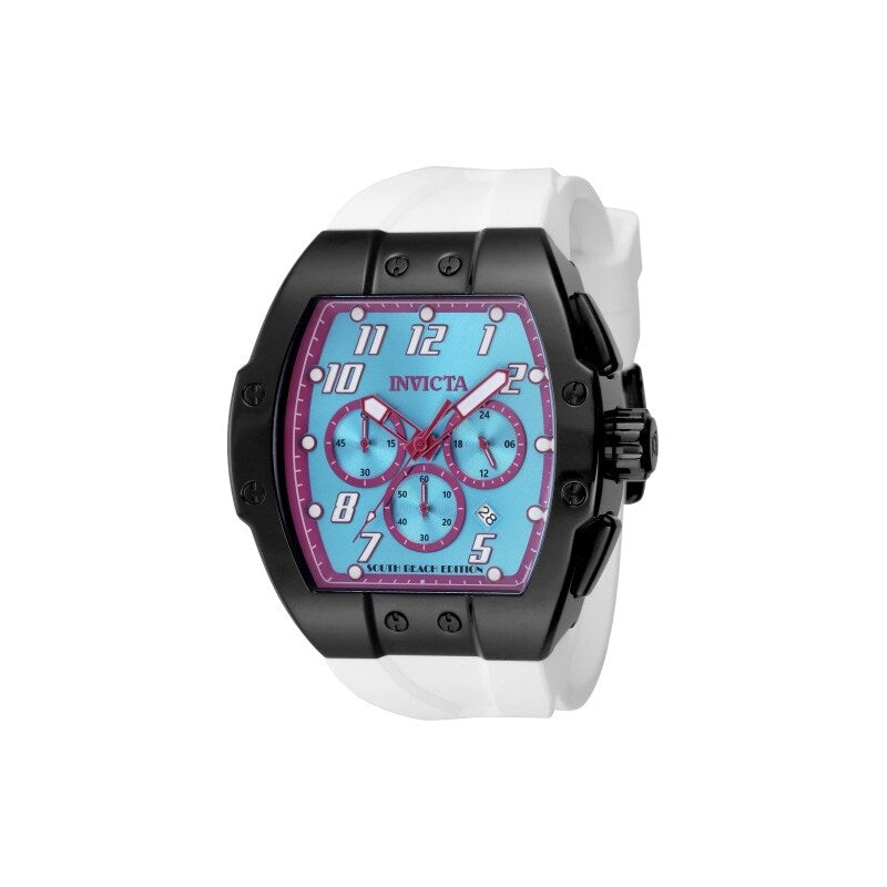 Invicta Mens 48940 Invicta Racing Quartz Chronograph Aqua Dial Watch Blue