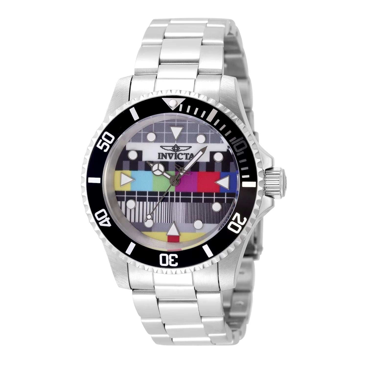Invicta Mens 49062 Pop Art Quartz 3 Hand Multi Color Dial Watch