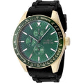 Invicta Mens 49077 Aviator Quartz Vh67 Green Dial Watch