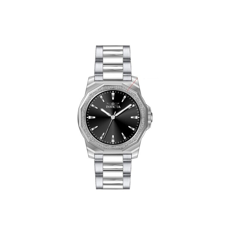 Invicta Mens 49103 Speedway Quartz 3 Hand Black Dial Watch