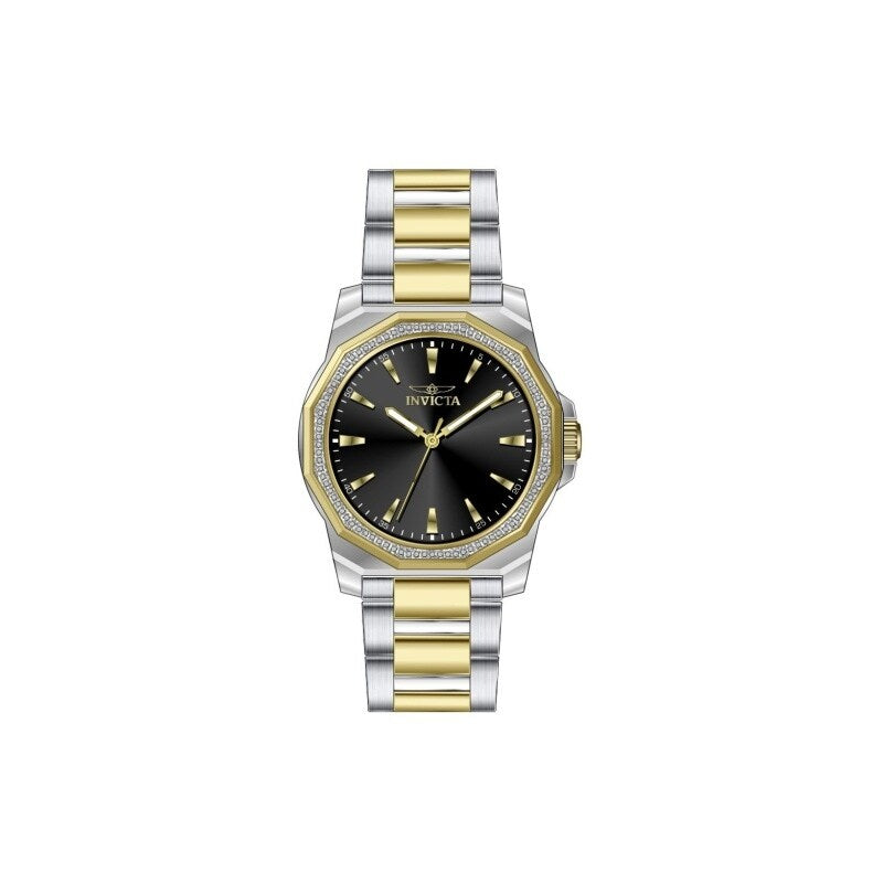 Invicta Mens 49105 Speedway Quartz 3 Hand Black Dial Watch