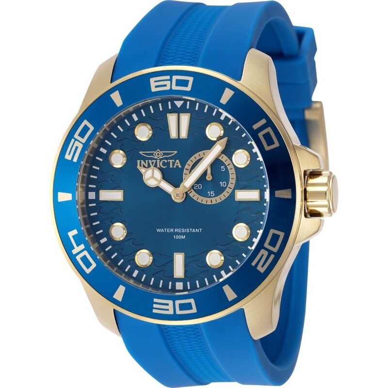 Invicta Mens 49270 Pro Diver Quartz Vd72 Blue Dial Watch