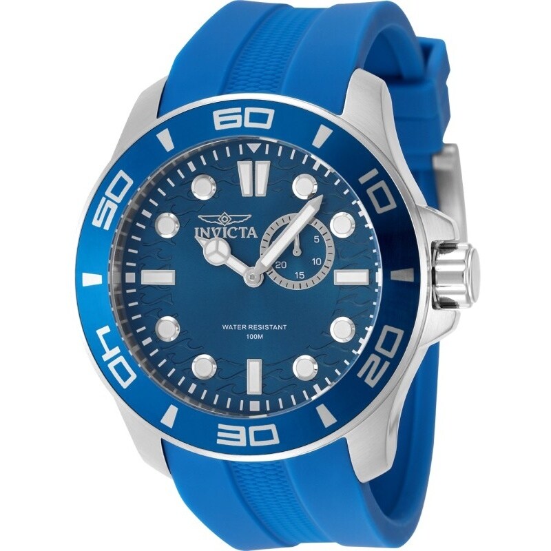 Invicta Mens 49271 Pro Diver Quartz Vd72 Blue Dial Watch