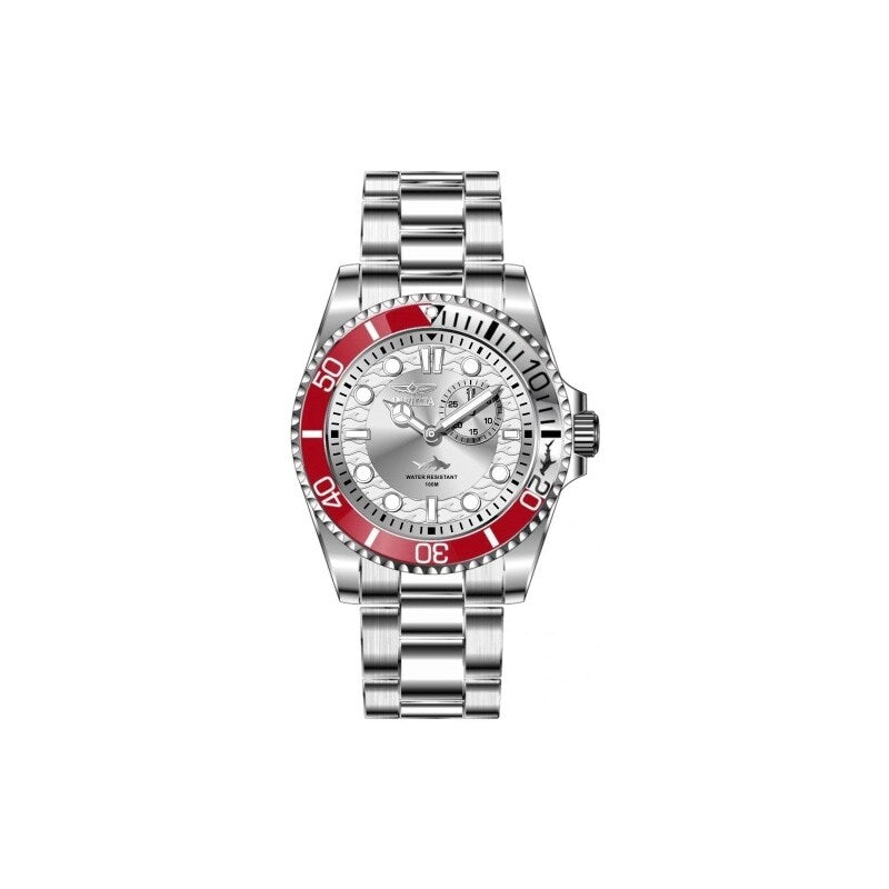 Invicta Mens 49275 Pro Diver Quartz Multifunction Silver Dial Watch