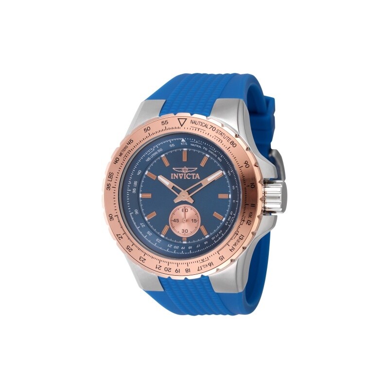 Invicta Mens 49309 Aviator Quartz Multifunction Blue Dial Watch