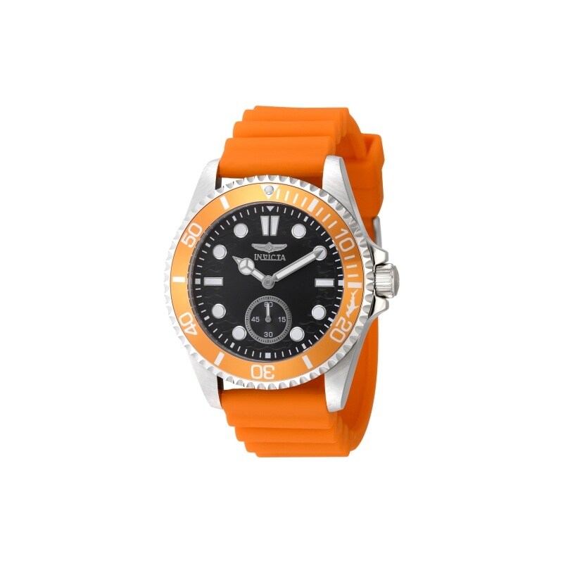 Invicta Mens 49337 Pro Diver Quartz 2 Hand Black Dial Watch