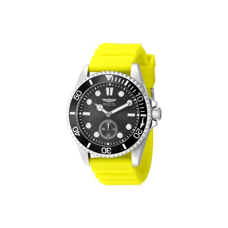 Invicta Mens 49339 Pro Diver Quartz 2 Hand Charcoal Dial Watch