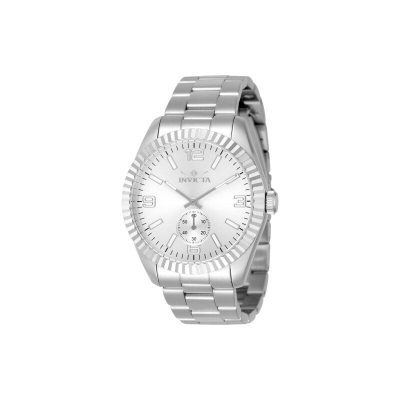 Invicta Mens 49356 Specialty Quartz Multifunction Silver Dial Watch