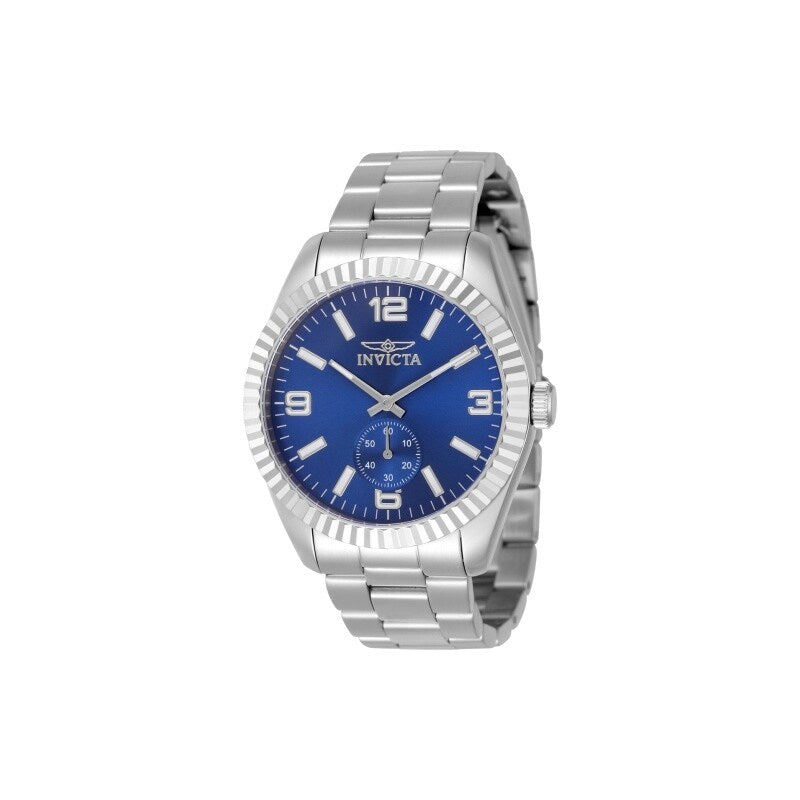 Invicta Mens 49382 Specialty Quartz Multifunction Blue Dial Watch
