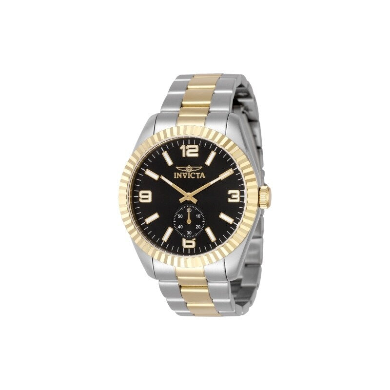 Invicta Mens 49384 Specialty Quartz Multifunction Black Dial Watch