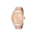 Invicta Mens 49393 Specialty Quartz 3 Hand Rose Gold Dial Watch Rose Gold