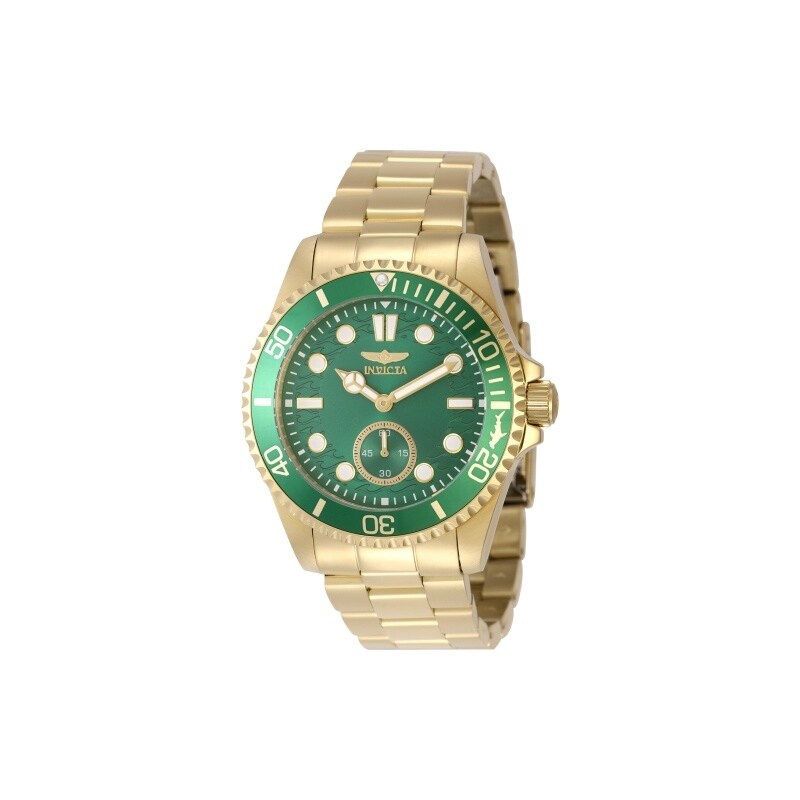 Invicta Mens 49430 Pro Diver Quartz Vd78 Green Dial Watch