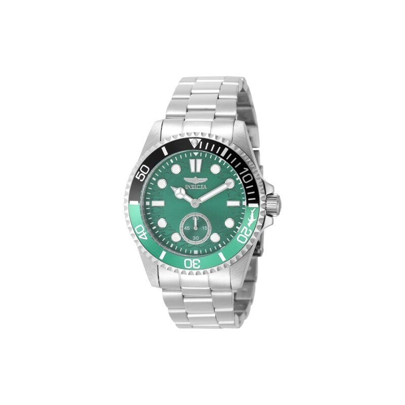 Invicta Mens 49433 Pro Diver Quartz Vd78 Green Dial Watch