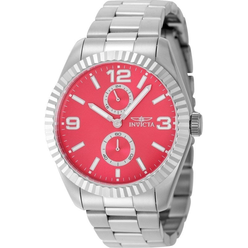 Invicta Mens 49526 Specialty Quartz Vd77 Red Dial Watch