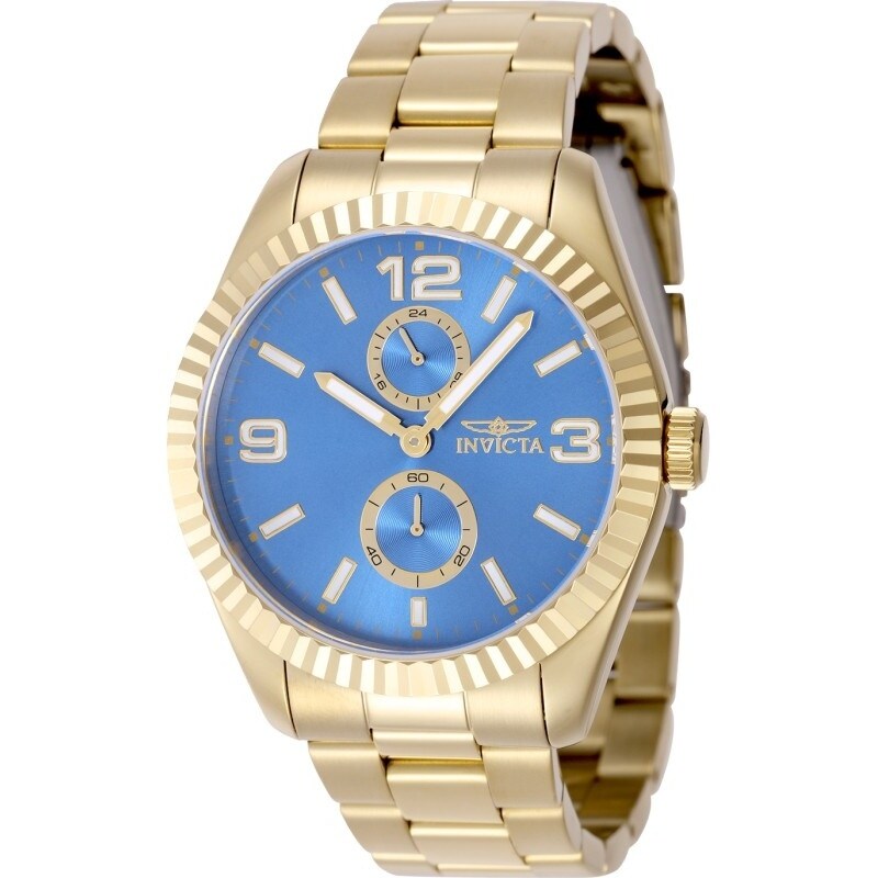 Invicta Mens 49532 Specialty Quartz Vd77 Blue Dial Watch