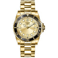 Invicta Mens 49700 Pro Diver Quartz Pc20S Gold Dial Watch