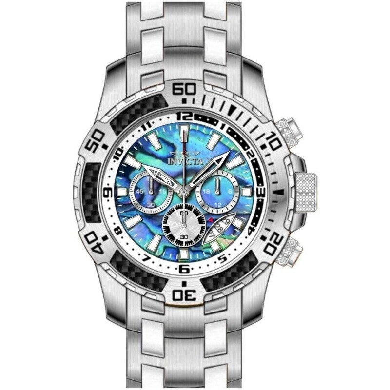 Invicta Mens 49855 Pro Diver Quartz Vd53 Iridescent Dial Watch