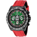 Invicta Mens 50518 Speedway Quartz Vd54 Green Red Black Dial Watch Green