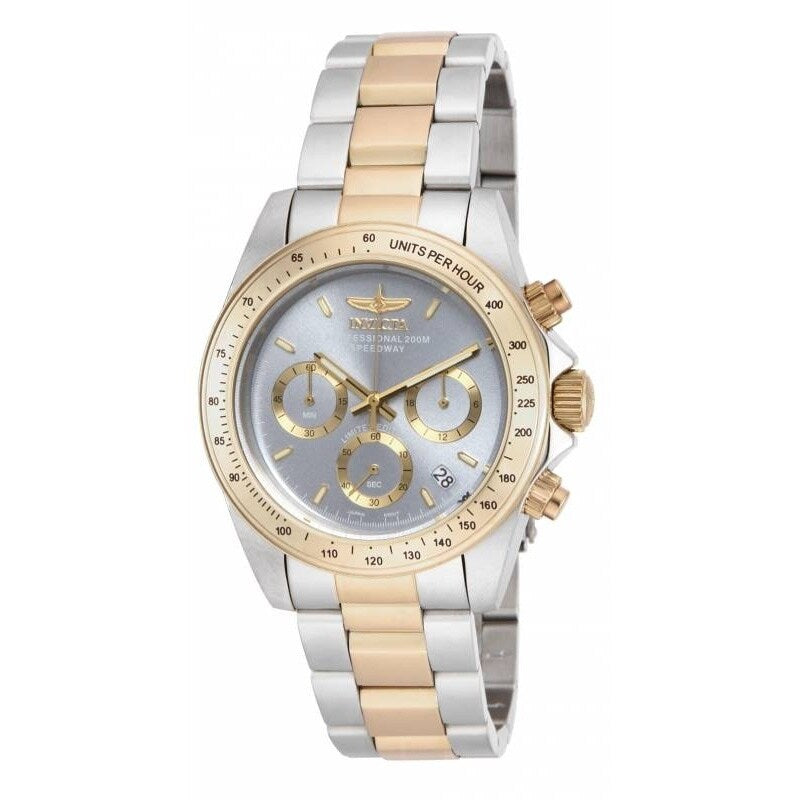 Invicta Mens Ile9212A Speedway Quartz Chronograph Charcoal Dial Watch Gray