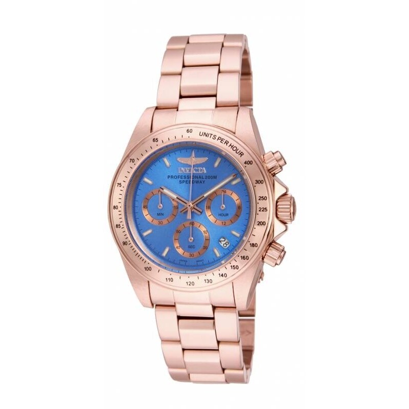 Invicta Womens 16658 Speedway Quartz Chronograph Light Blue Dial Watch