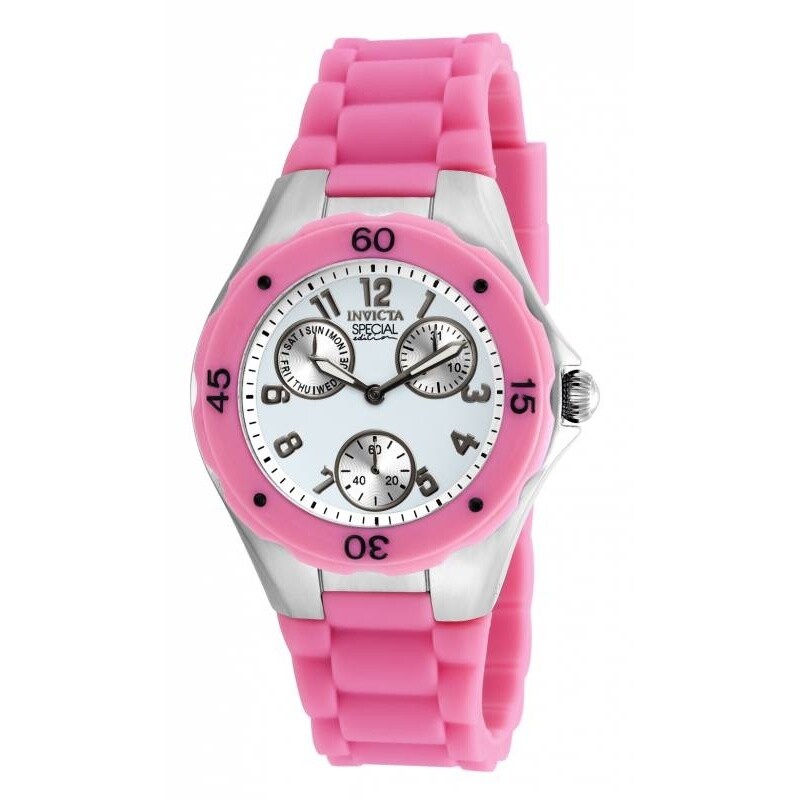 Invicta Womens 18791 Angel Quartz Chronograph White Dial Watch