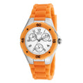 Invicta Womens 18792 Angel Chronograph Orange Silicone Watch