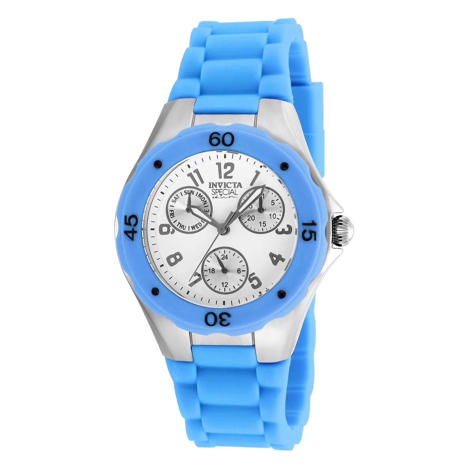 Invicta Womens 18795 Angel Quartz Chronograph White Dial Watch