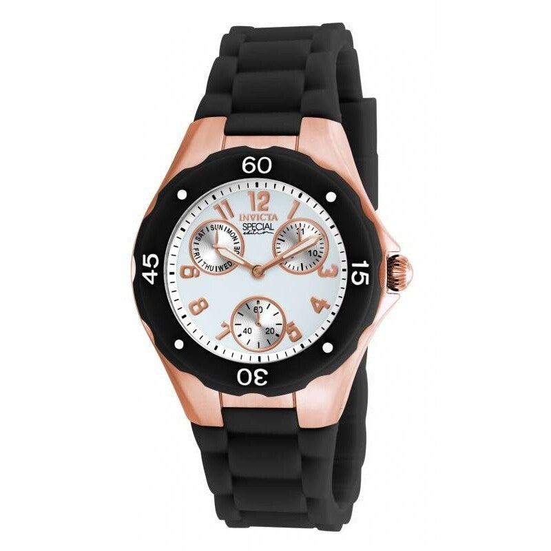Invicta Womens 18799 Angel Quartz Chronograph White Dial Watch