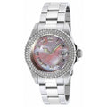 Invicta Womens 19874 Angel Quartz 3 Hand Light Pink Dial Watch