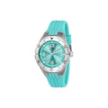 Invicta Womens 24124 Angel Quartz 3 Hand Cyan Dial Watch Blue