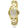 Invicta Womens 2963 Pro Diver Quartz 3 Hand Champagne Dial Watch Mother Of Pearl