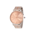 Invicta Womens 33937 Angel Quartz 3 Hand Rose Gold Dial Watch Rose Gold