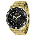 Invicta Mens 37725 Pro Diver Quartz Multifunction Black Dial Watch